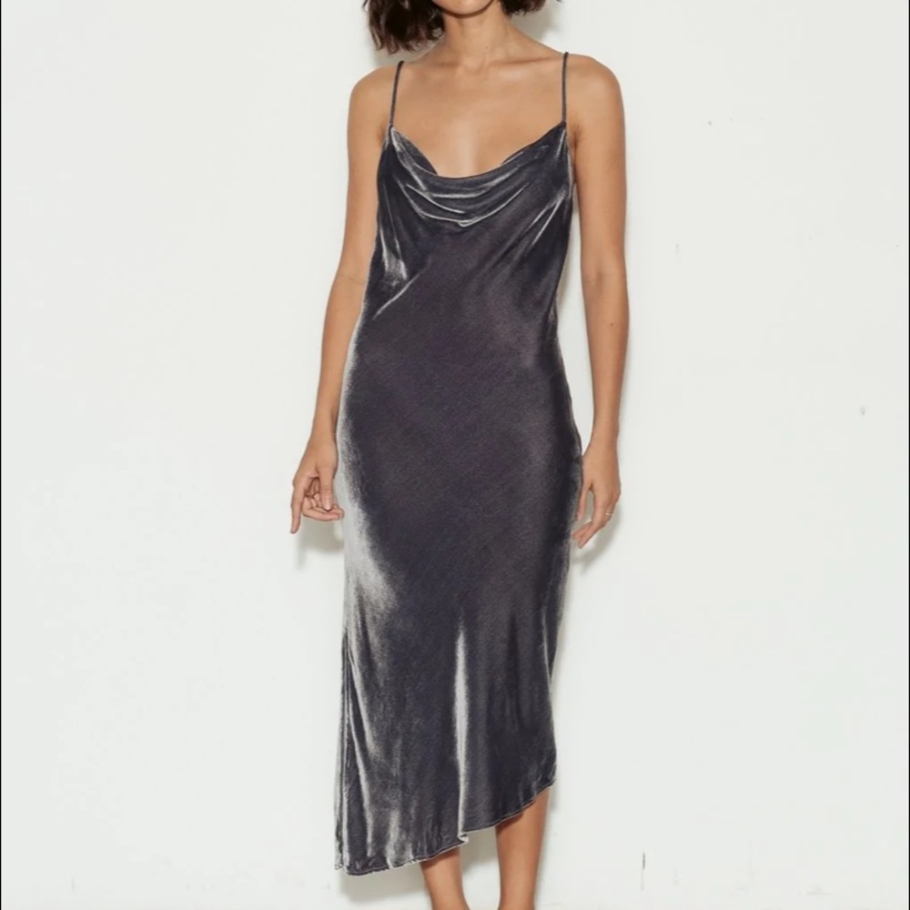 Adriano Goldschmeid velvet Gia dress